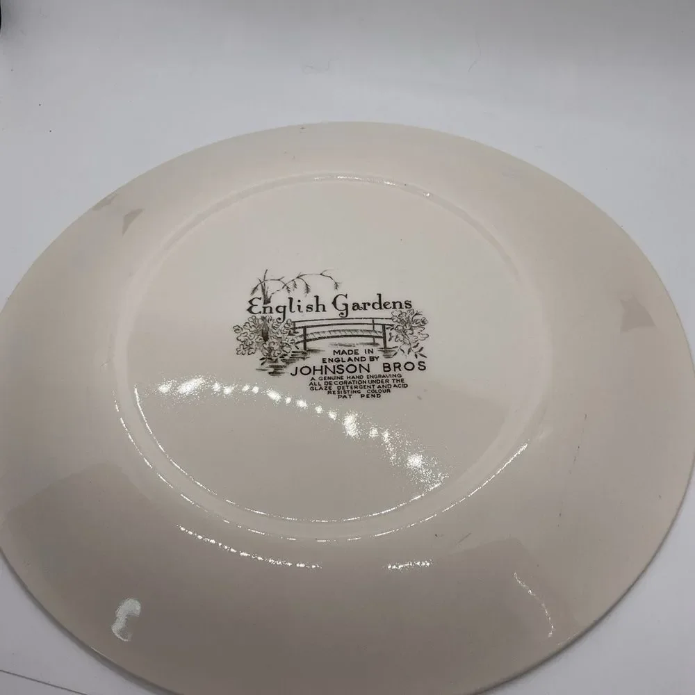 English Gardens Plate by Johnson Brothers